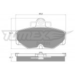 TOMEX Brakes Bremsbelagsatz, Scheibenbremse